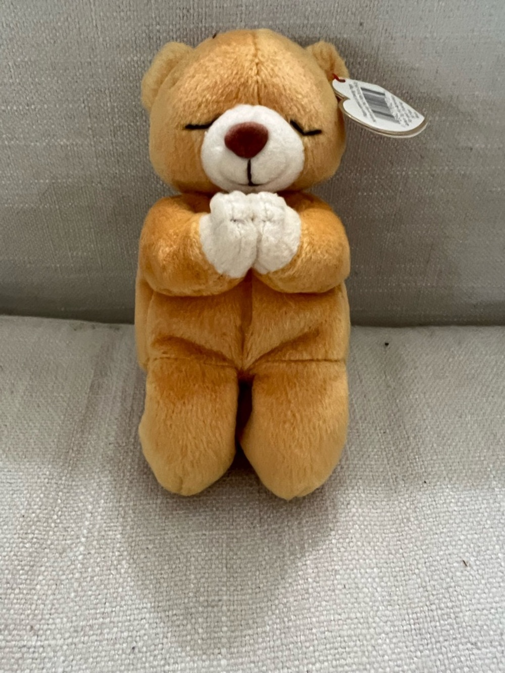 Vintage Ty Beanie Baby “Hope” – Praying Bear – 1998